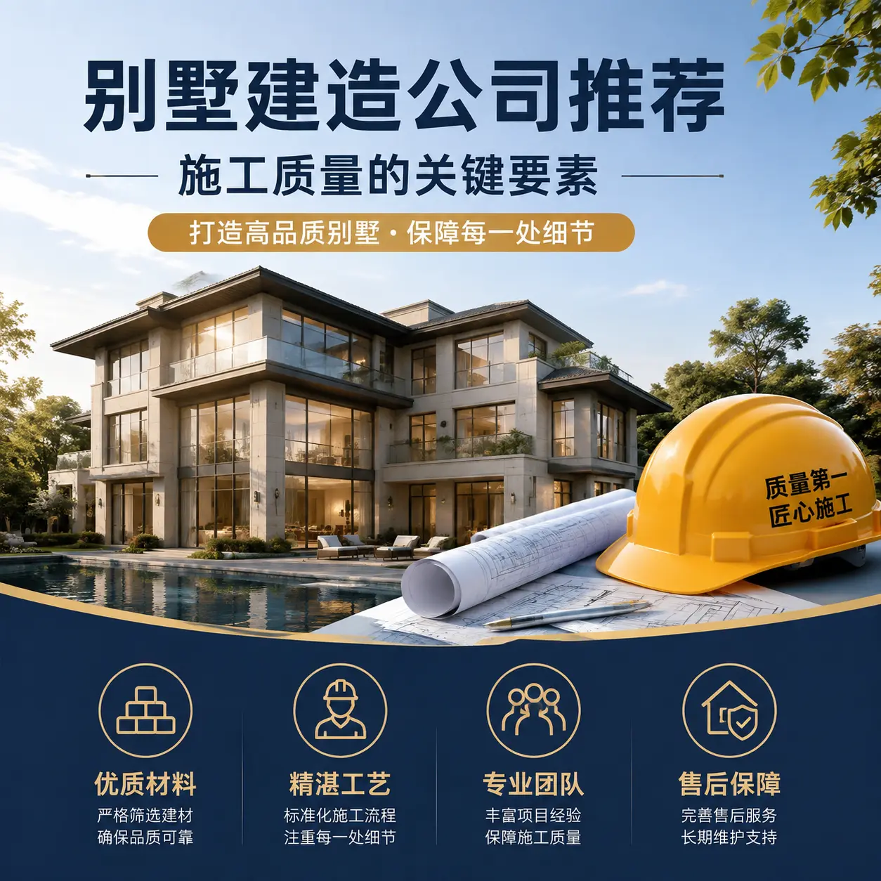 别墅建造公司推荐: 四川 施工质量的关键要素