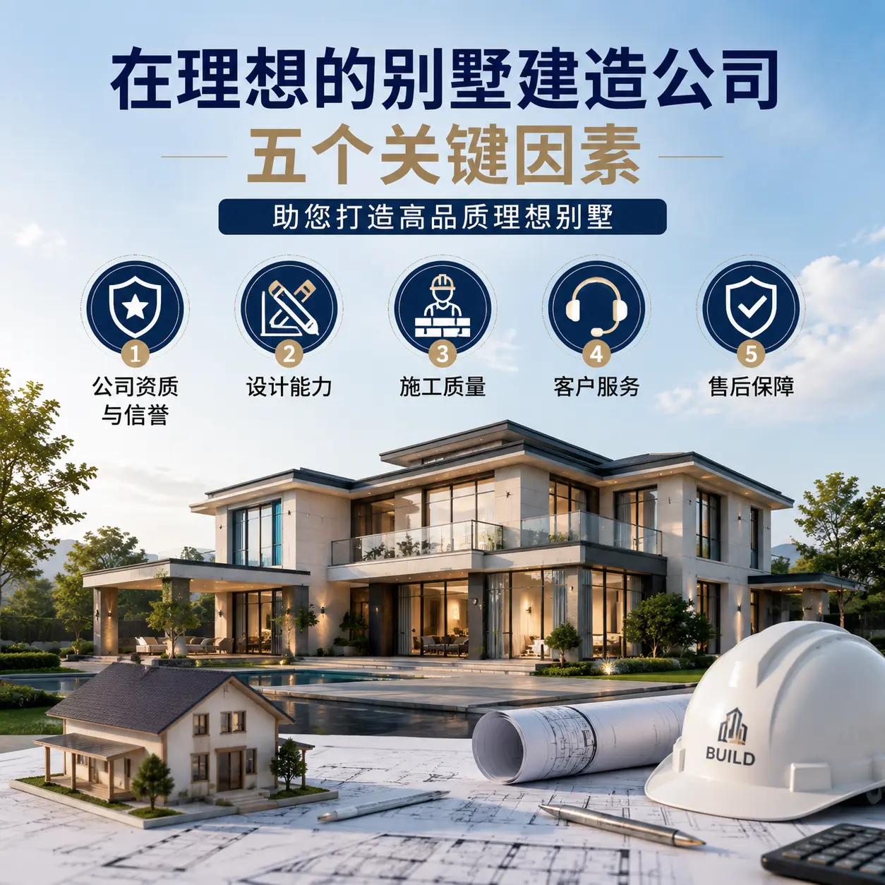 在 四川 找到理想别墅建造公司的五个关键因素