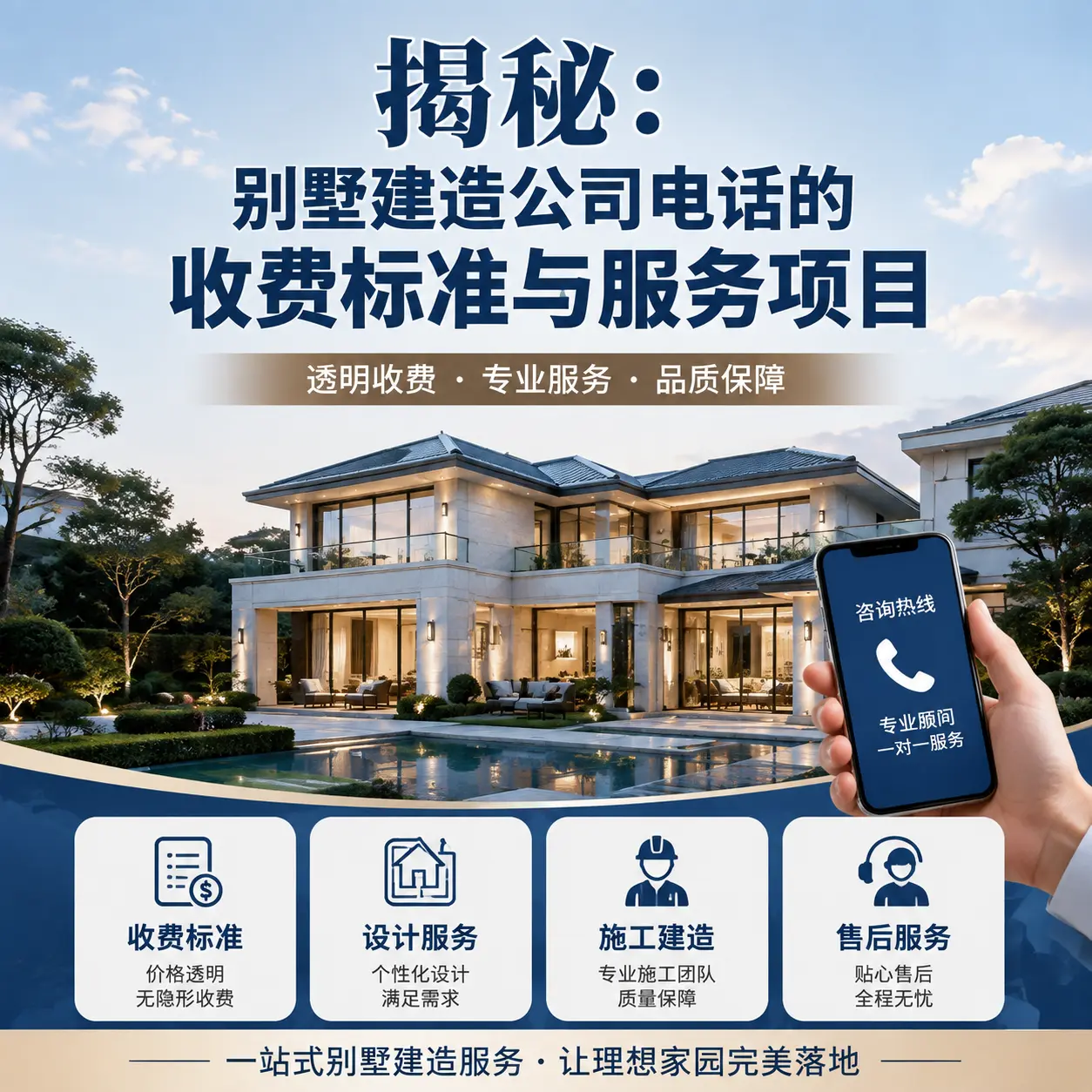 揭秘:四川别墅建造公司电话的收费标准与服务项目