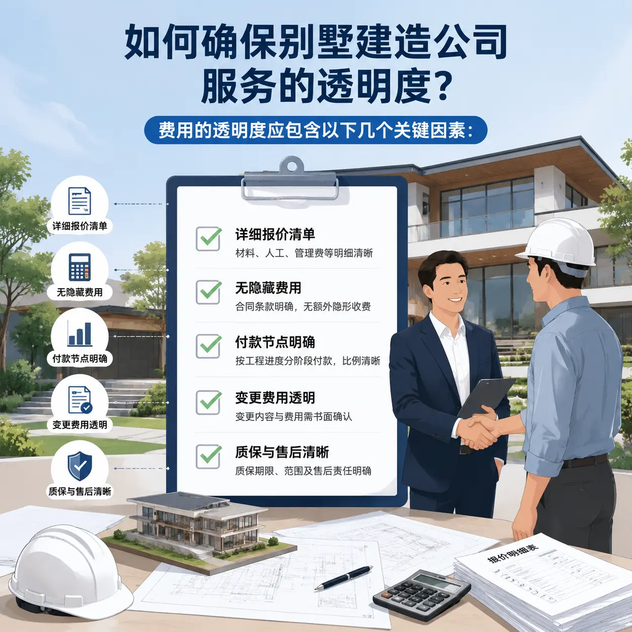 在 四川 如何确保别墅建造公司服务的透明度？