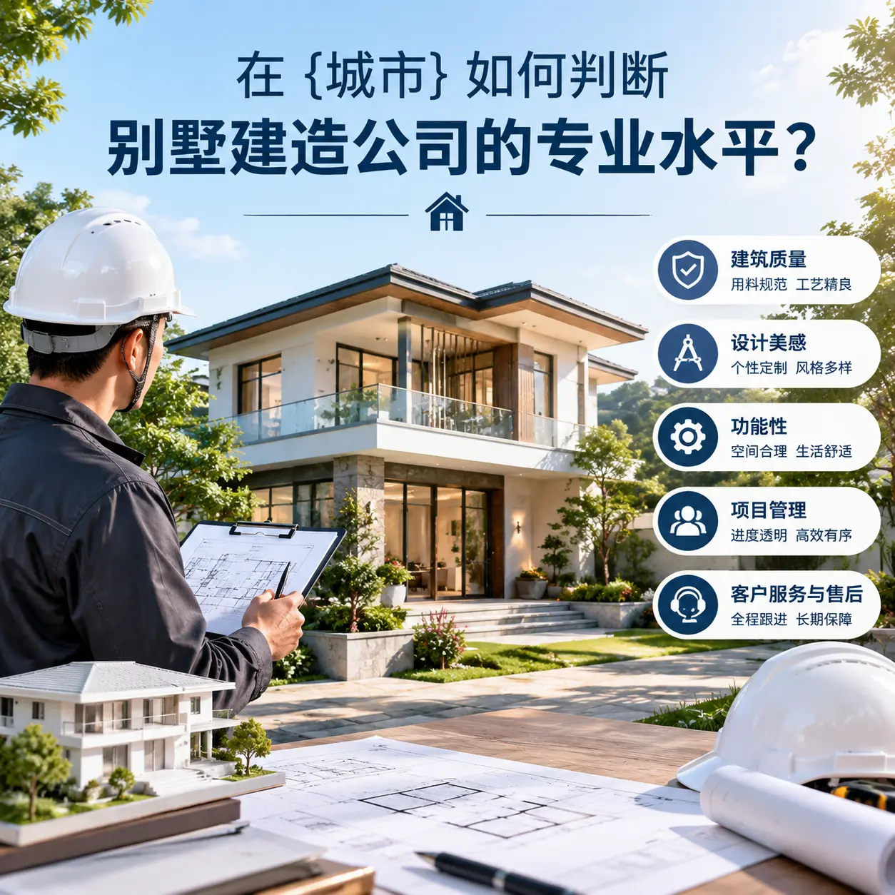 在 四川 如何判断别墅建造公司的专业水平？