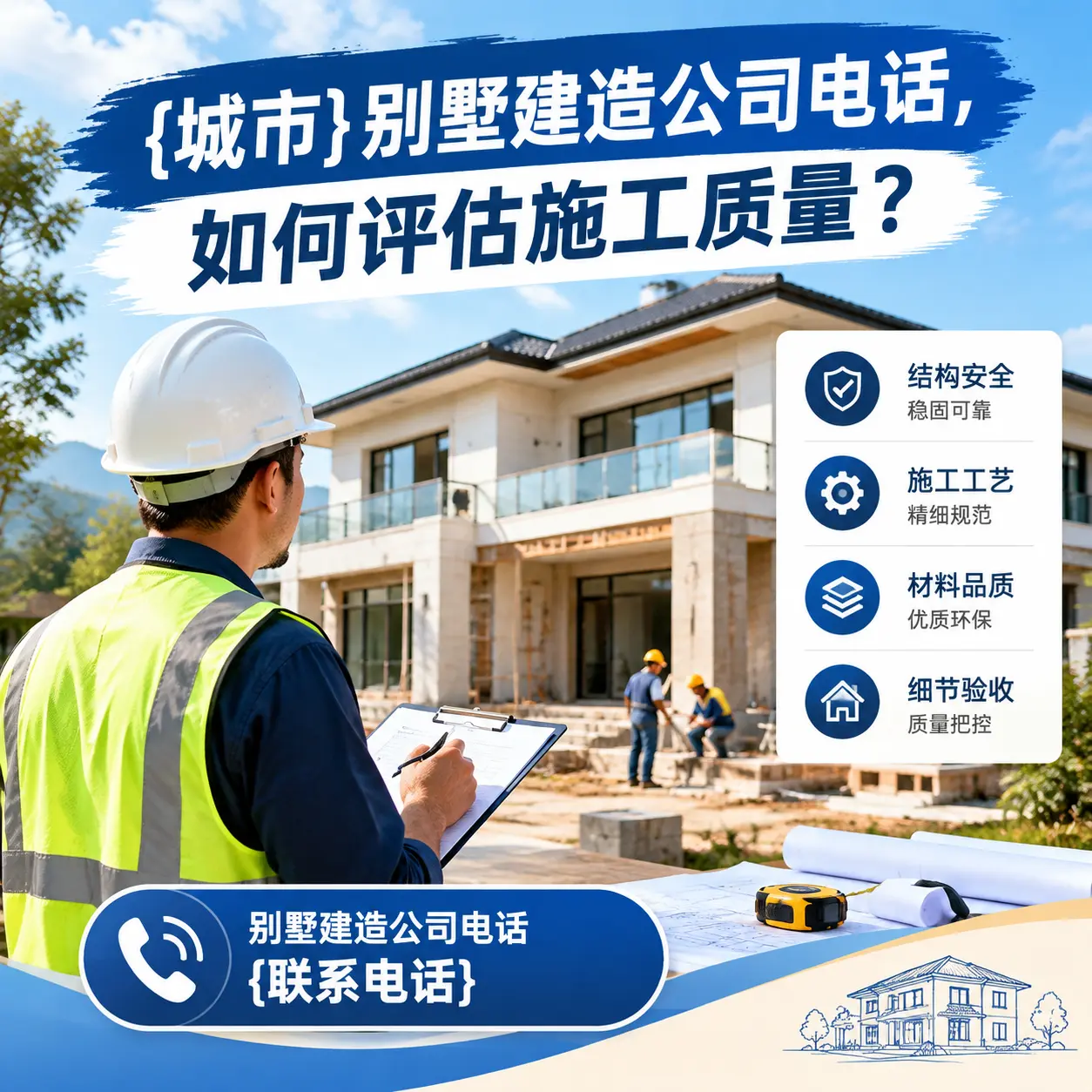四川别墅建造公司电话，如何评估施工质量？