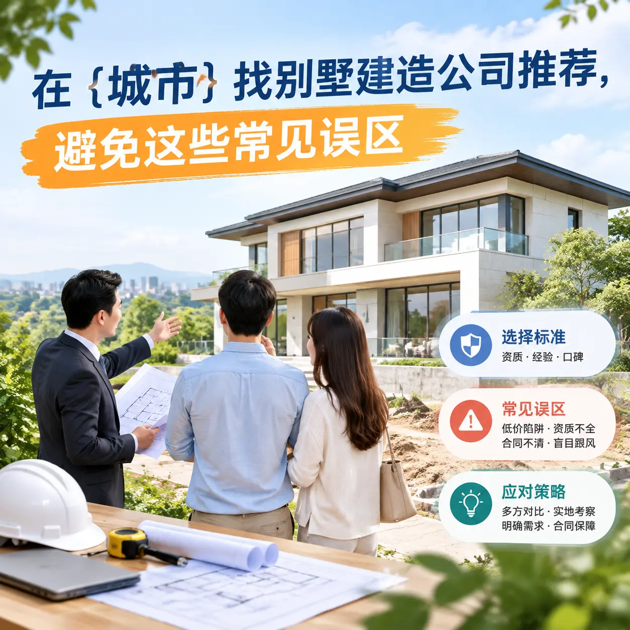 在 四川 找别墅建造公司推荐，避免这些常见误区