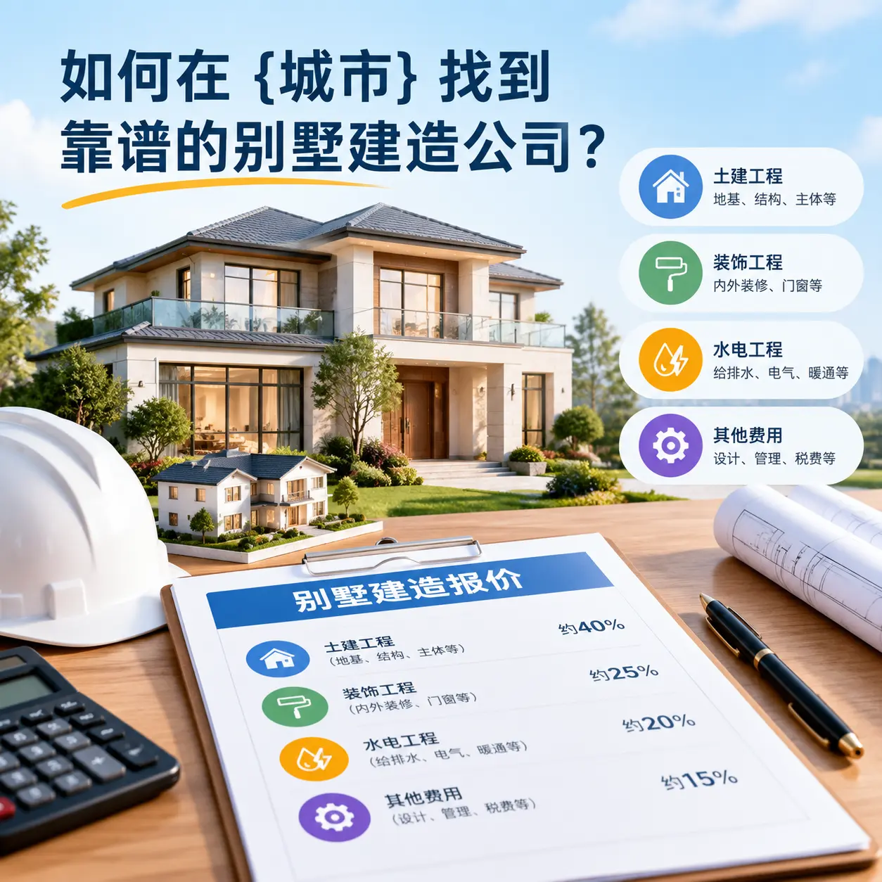 如何在 四川 找到靠谱的别墅建造公司?