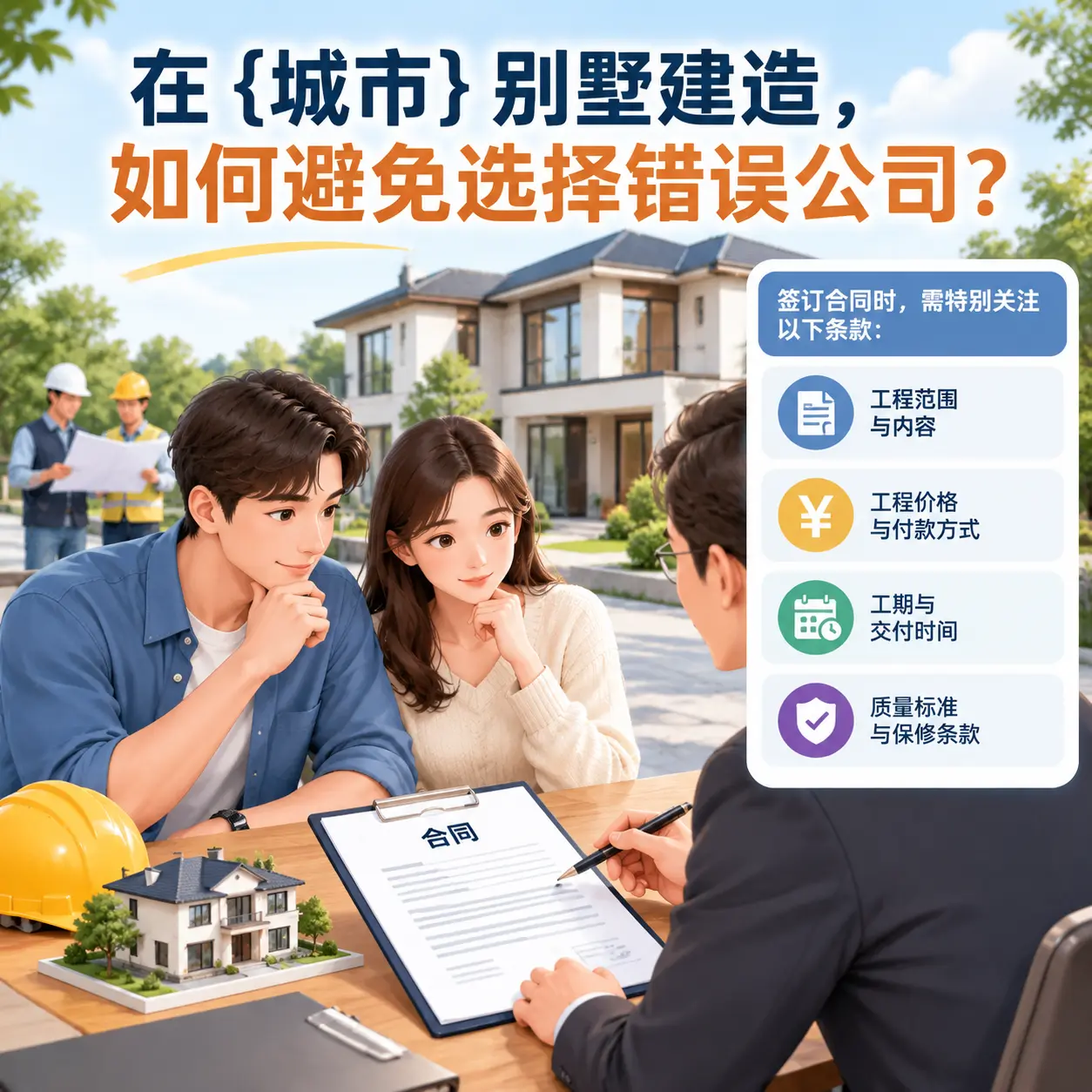 在 四川 别墅建造，如何避免选择错误公司？