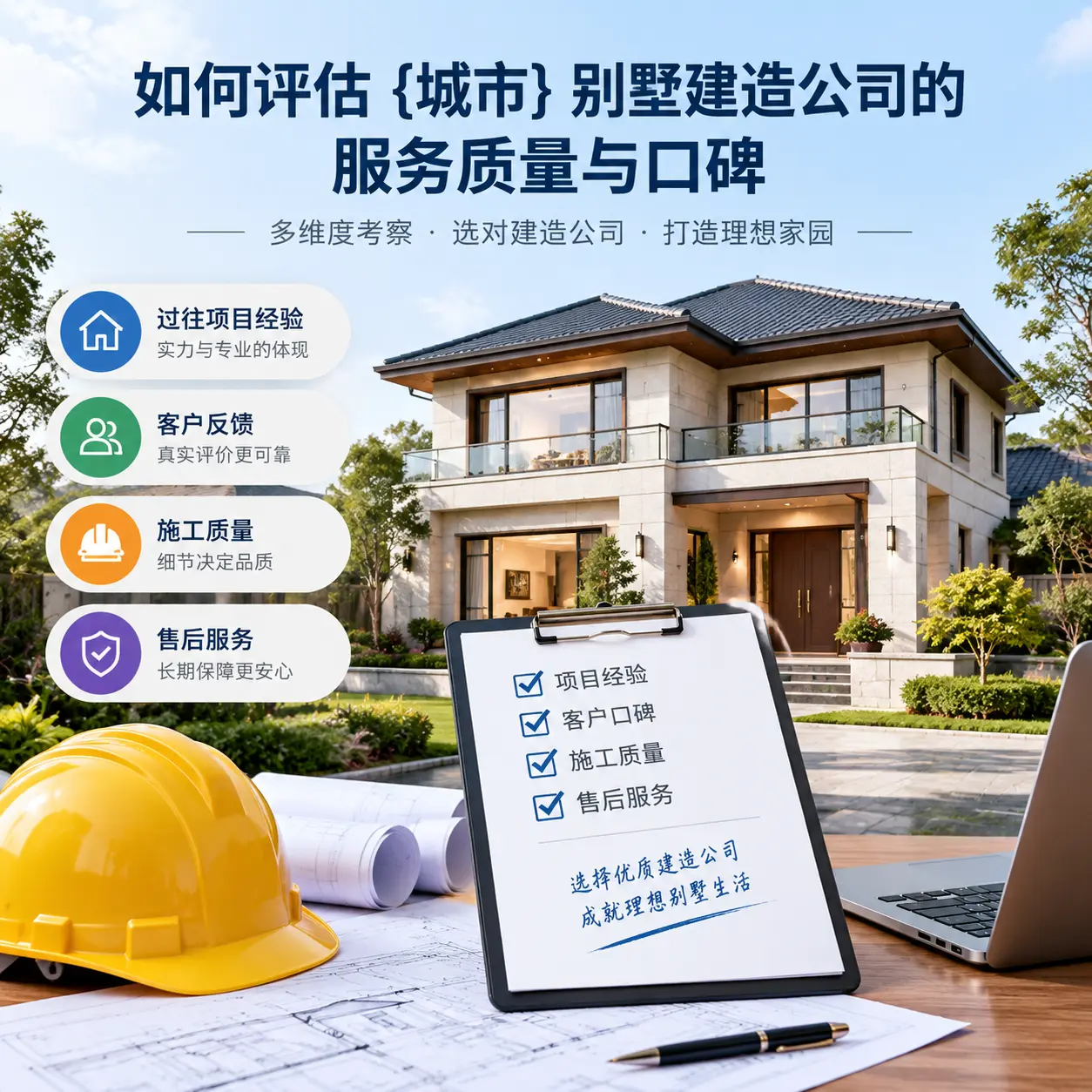 如何评估 四川 别墅建造公司的服务质量与口碑