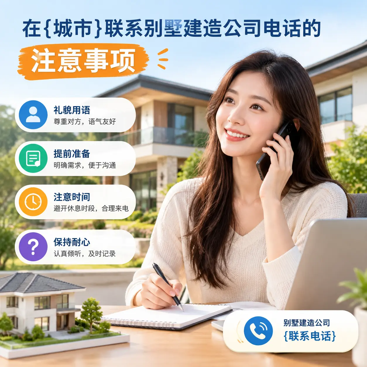 在四川联系别墅建造公司电话的注意事项