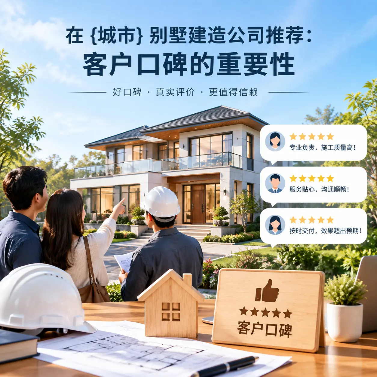 在 四川 别墅建造公司推荐：客户口碑的重要性