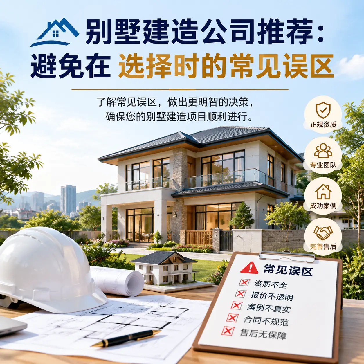 别墅建造公司推荐:避免在 四川 选择时的常见误区