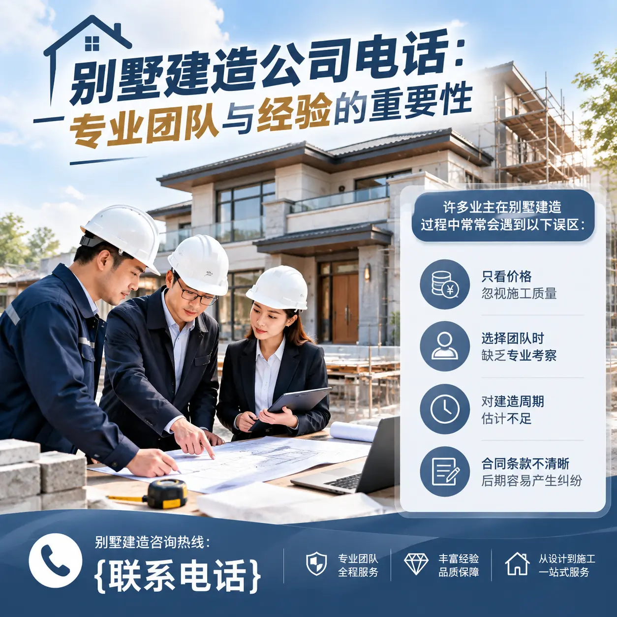 四川别墅建造公司电话:专业团队与经验的重要性