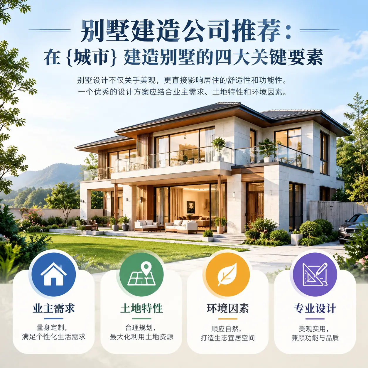 别墅建造公司推荐：在 四川 建造别墅的四大关键要素