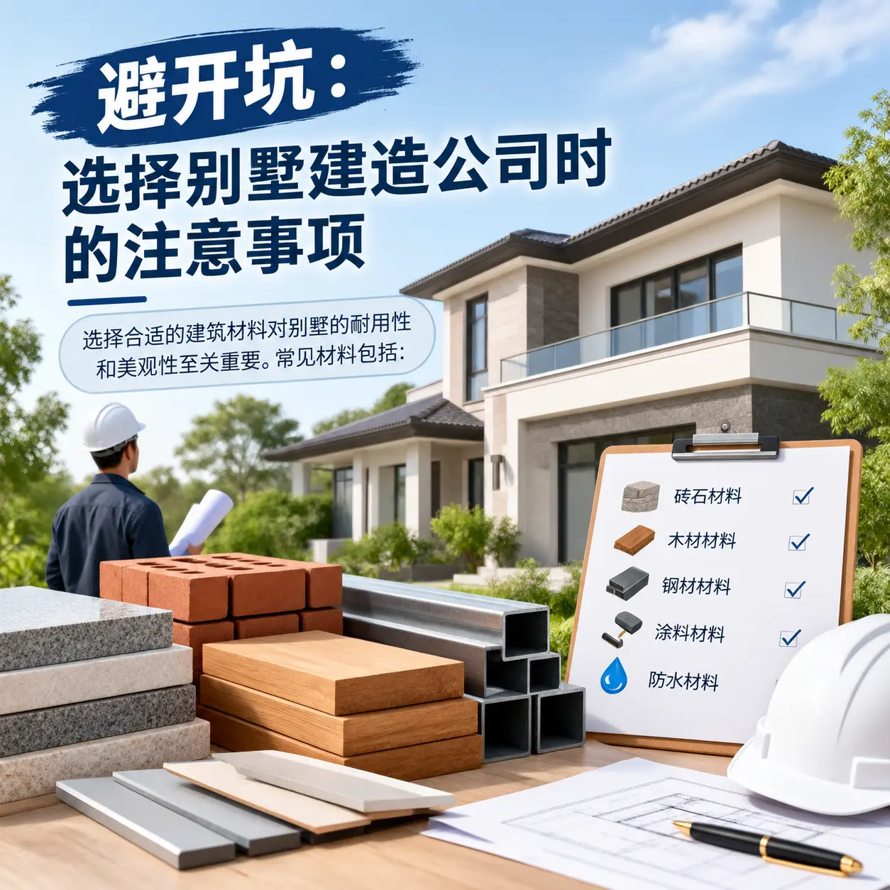 避开坑:选择 四川 别墅建造公司时的注意事项