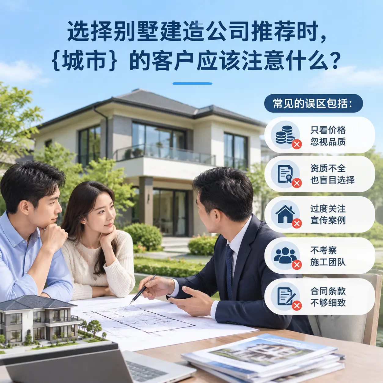 选择别墅建造公司推荐时,四川 的客户应该注意什么?