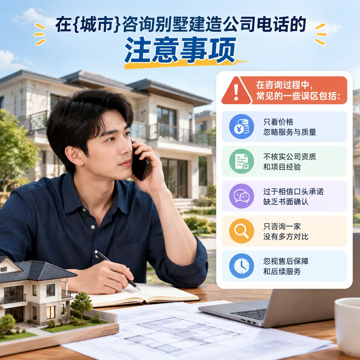 在四川咨询别墅建造公司电话的注意事项