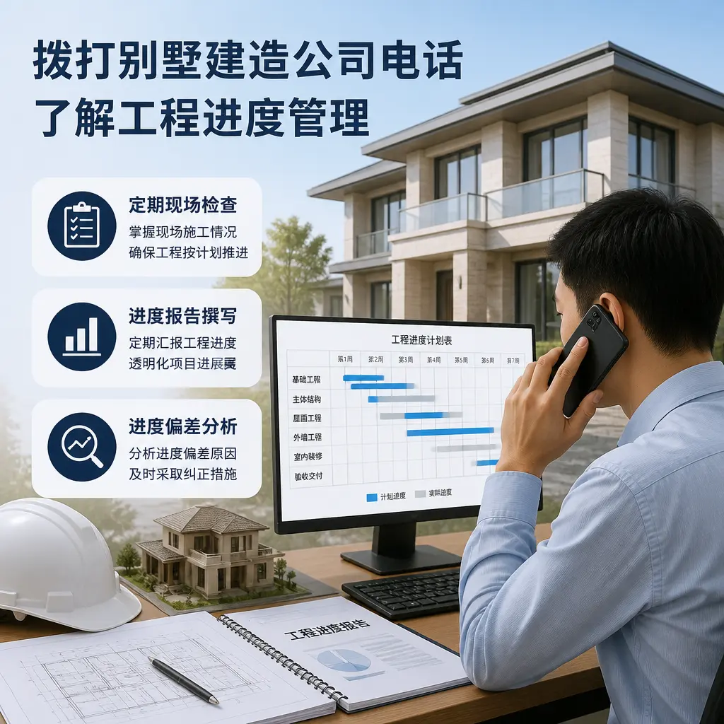 拨打四川别墅建造公司电话,了解工程进度管理