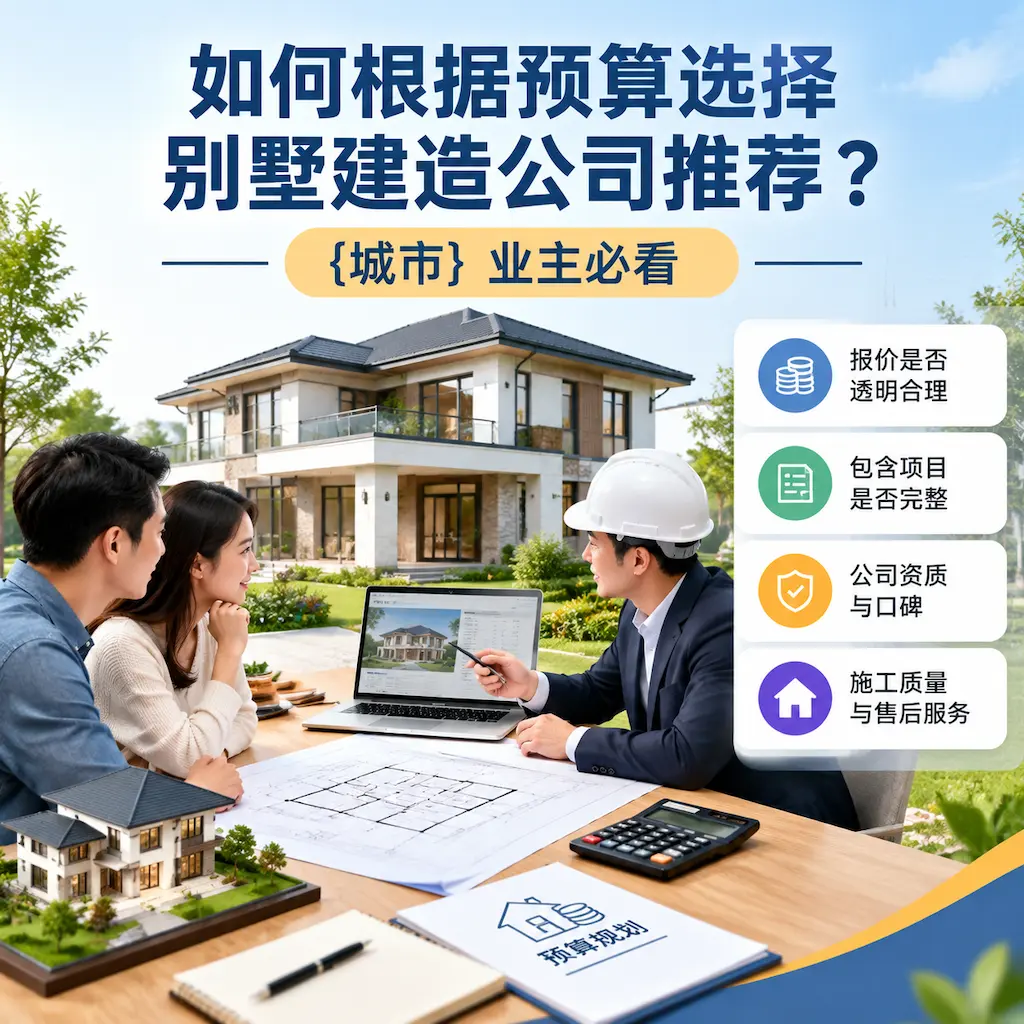 如何根据预算选择别墅建造公司推荐? 四川 业主必看