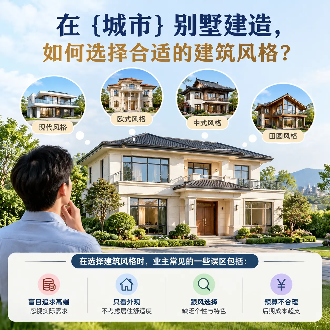 在 四川 别墅建造,如何选择合适的建筑风格?
