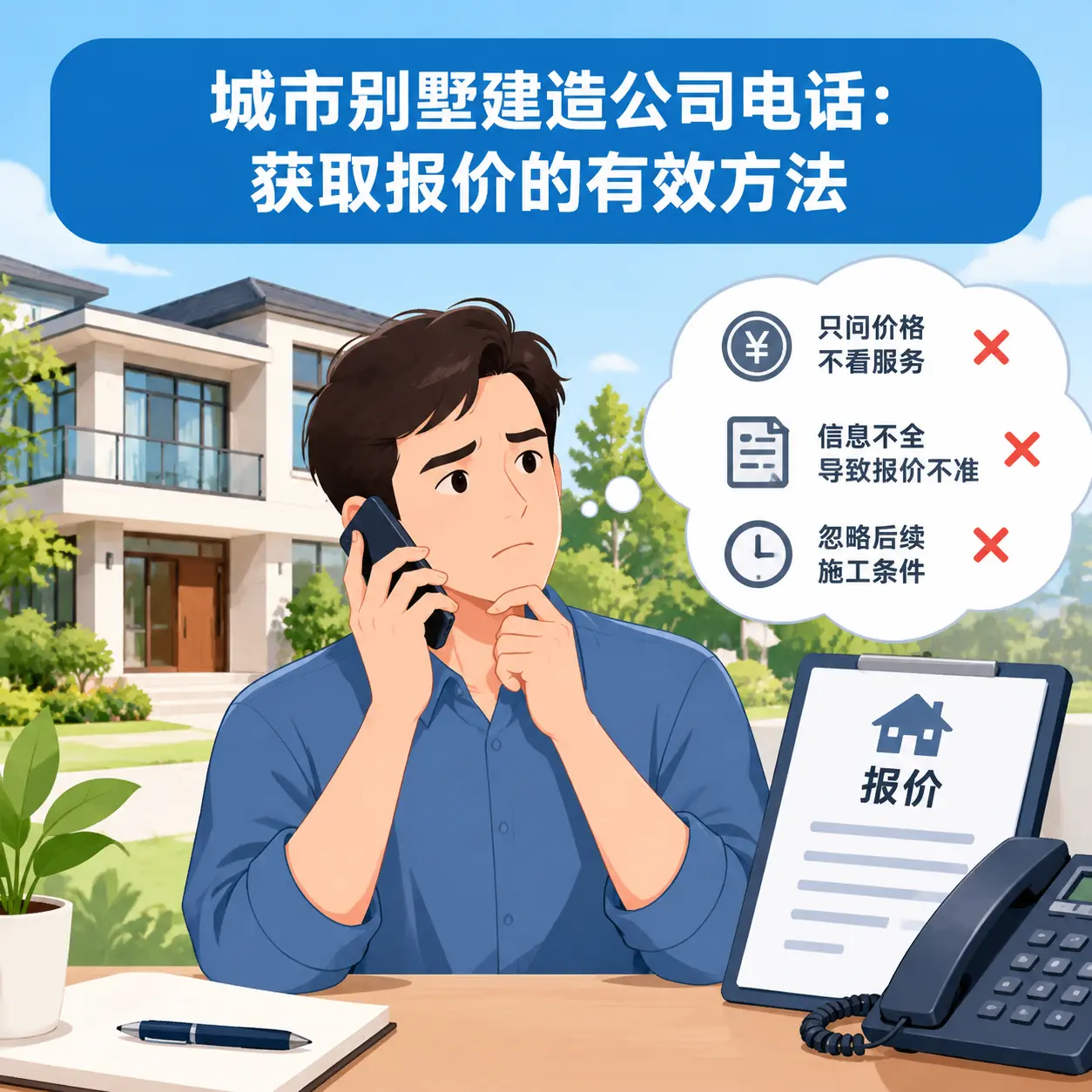 四川别墅建造公司电话：获取报价的有效方法